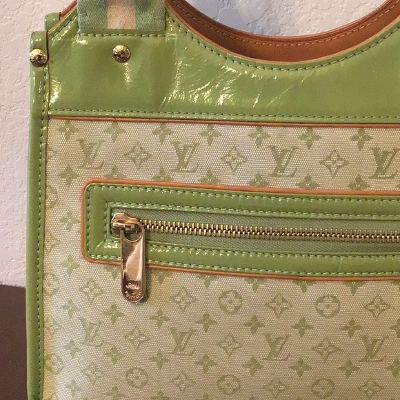 Louis Vuitton Green Kathleen Mini Lin Sac - Picture 3 of 16